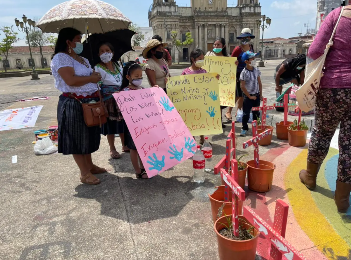  Las organizaciones expresan su preocupación por el aumento en las desapariciones de niñas y niños. Foto cortesía Alida Arana 